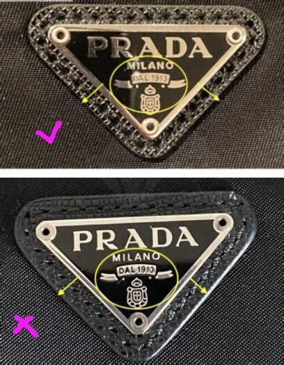 fake prada all across the room|real prada logo.